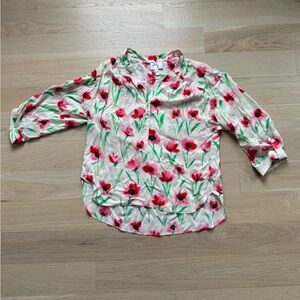 Milly Floral Blouse - size 2